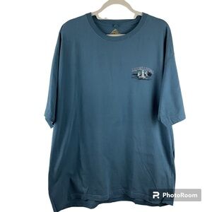 Newport Blue Cotton Liquid Living T-Shirt Size XXL